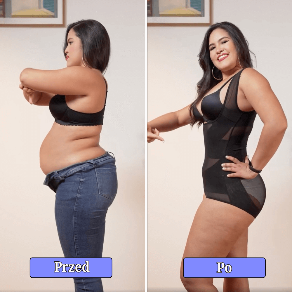 Bielizna MODELUJĄCA 4w1 - brzuch, talia, pośladki, biust