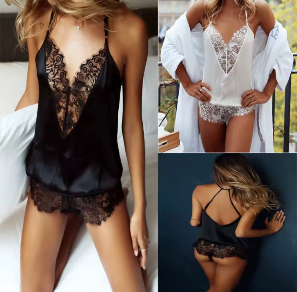 Seksowne body bieliźniane z koronką