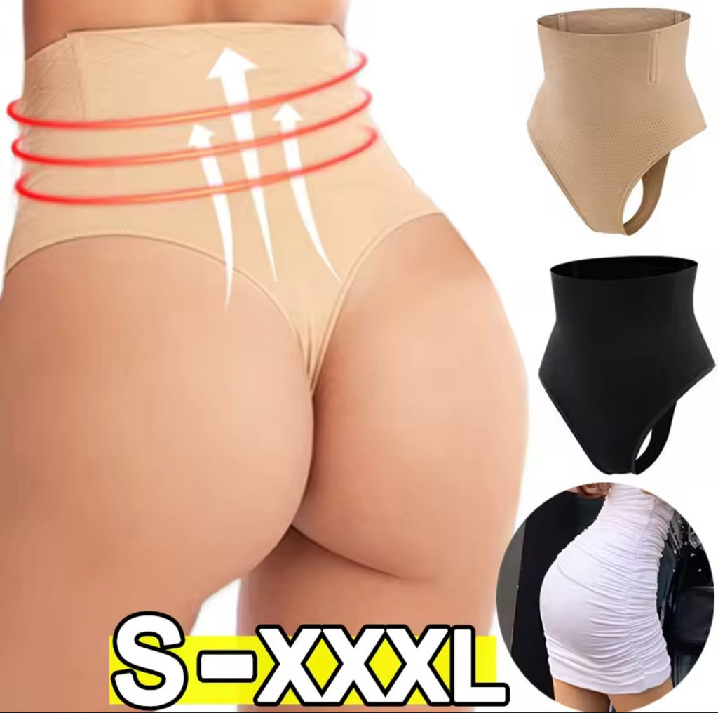 Bielizna modelująca  stringi z wysokim stanem