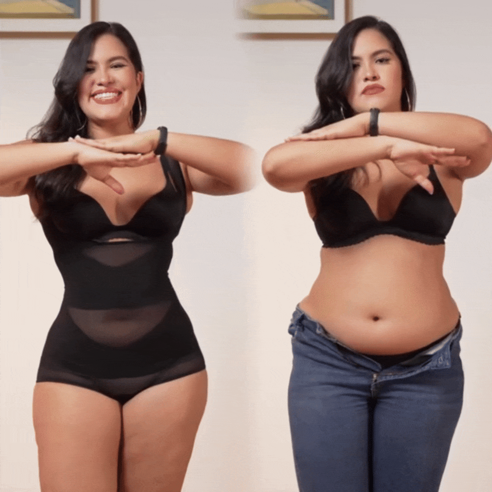 Bielizna modelująca sylwetkę czerń/ beż